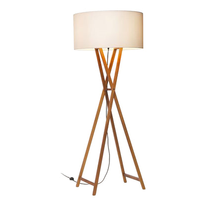 Cala LED Floor Lamp in Oak.