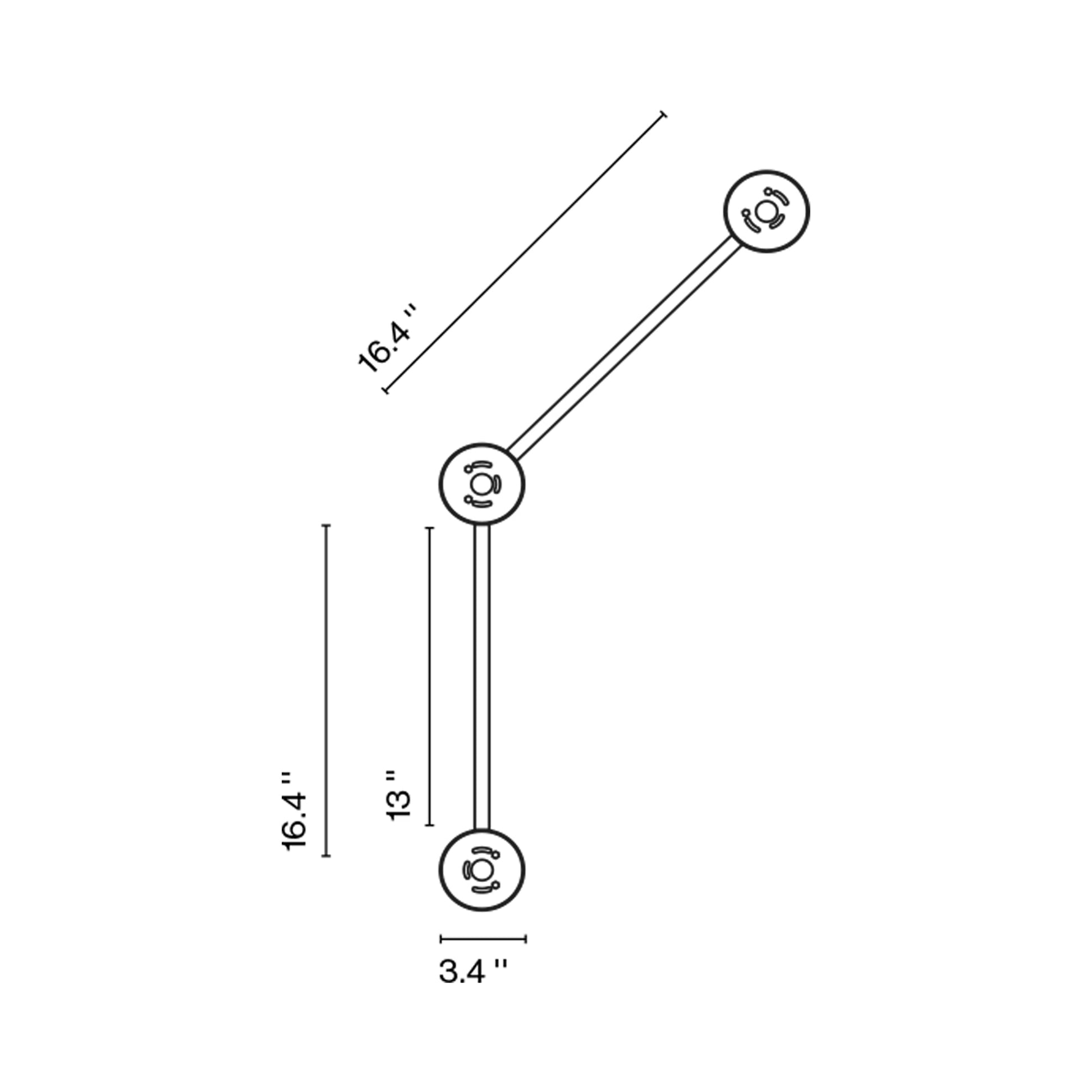 Caramel C3 Accessory - line drawing.