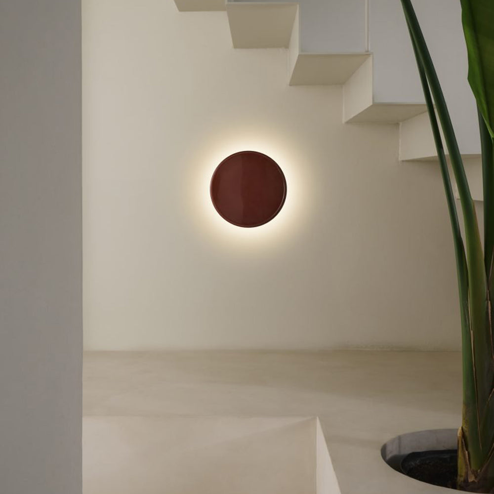 Caramel LED Wall Light in living room.