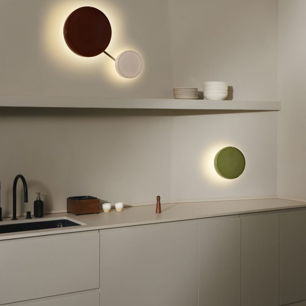 Caramel LED Wall Light in kitchen.