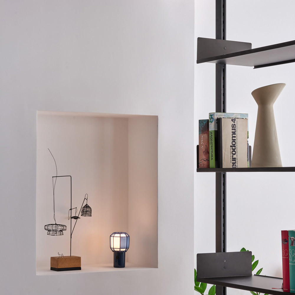 Chispa Outdoor LED Portable Light in living room.