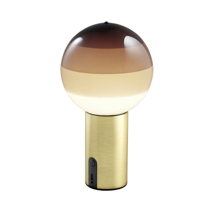 Dipping Light LED Portable Table Lamp in Chocolate.