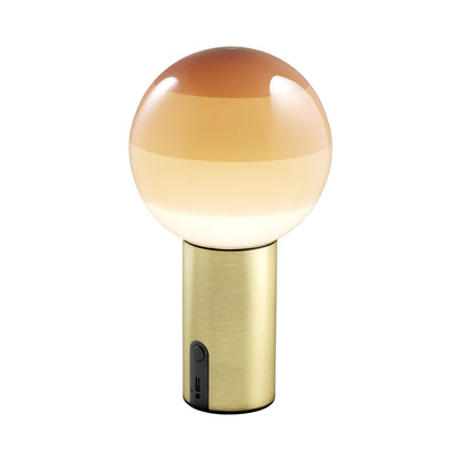 Dipping Light LED Portable Table Lamp in Cream.