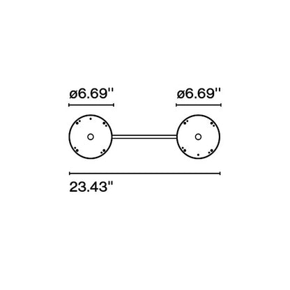 Djembe C2 Accessory - line drawing.