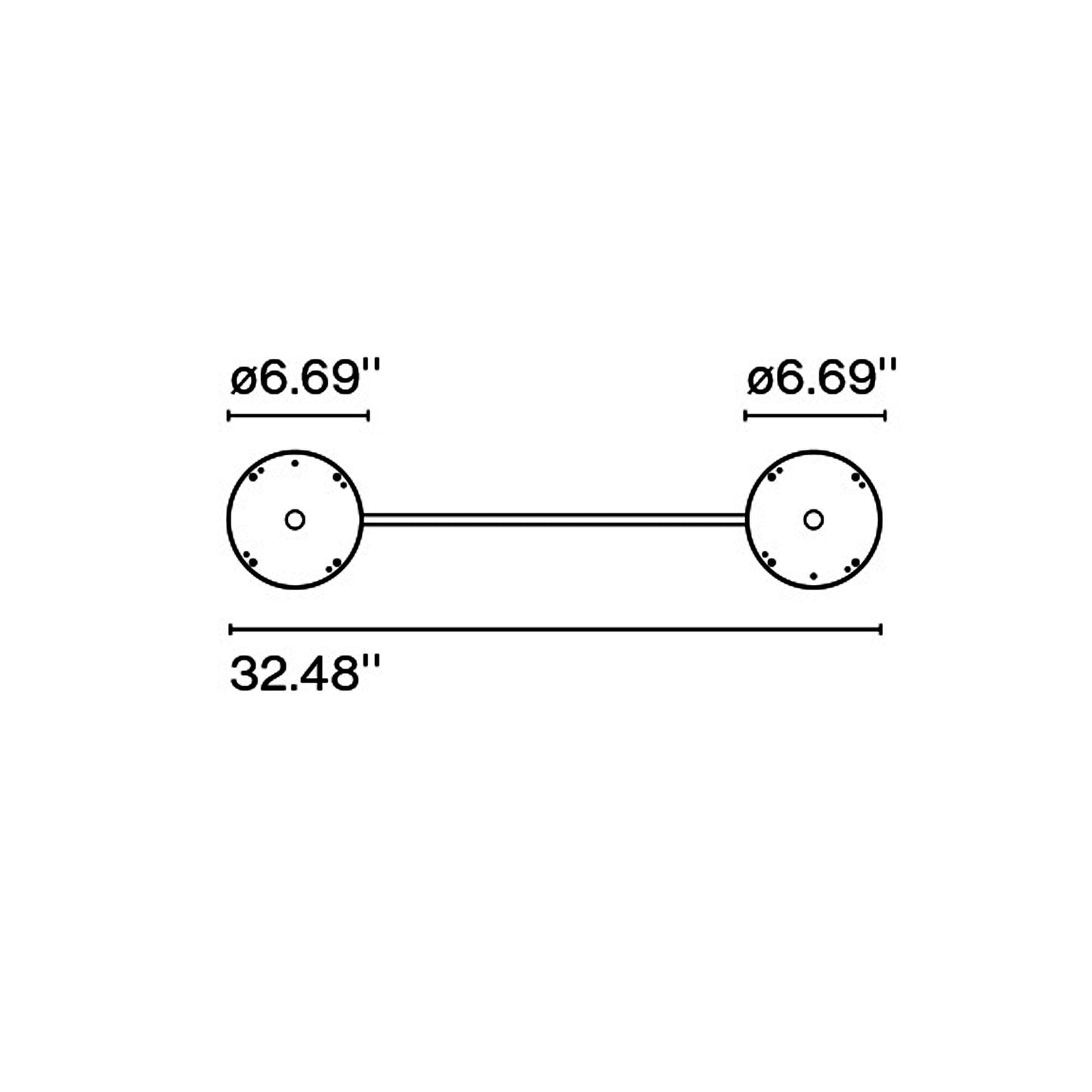 Djembe C2 Accessory - line drawing.