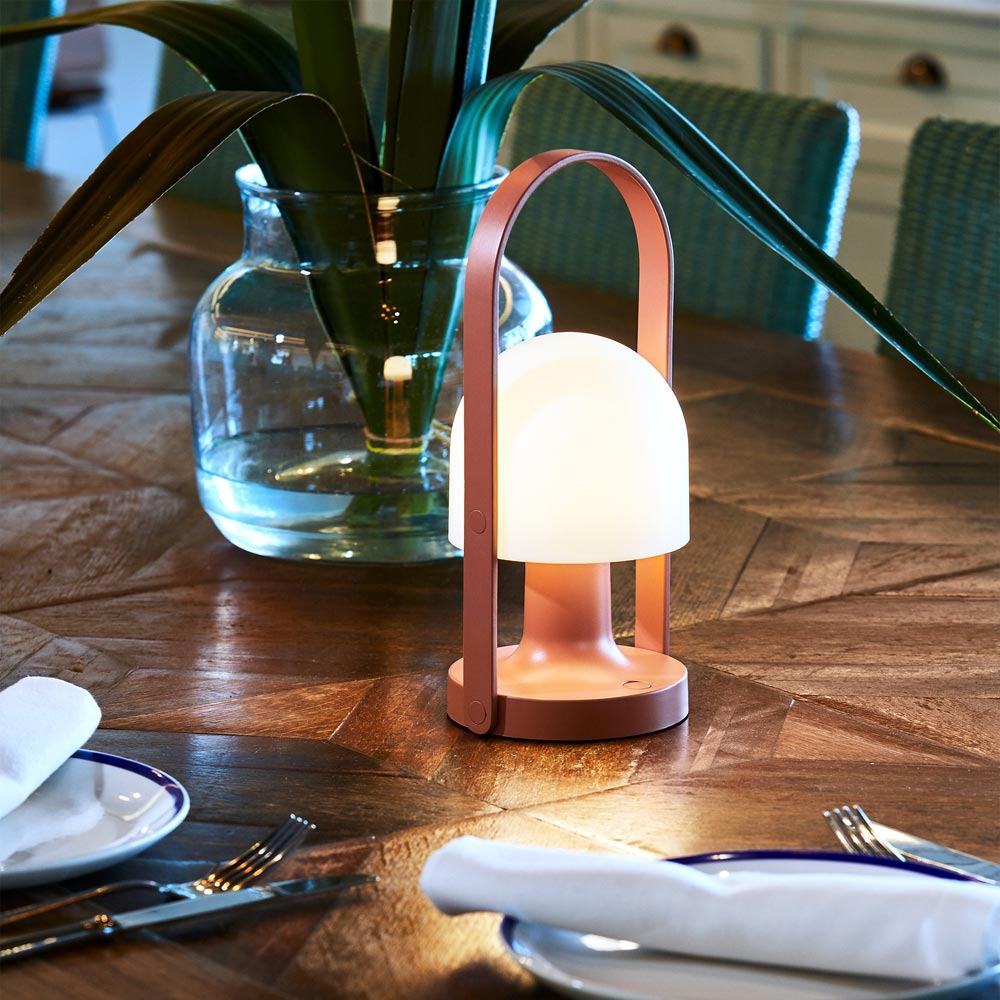 FollowMe LED Portable Table Lamp in dining room.