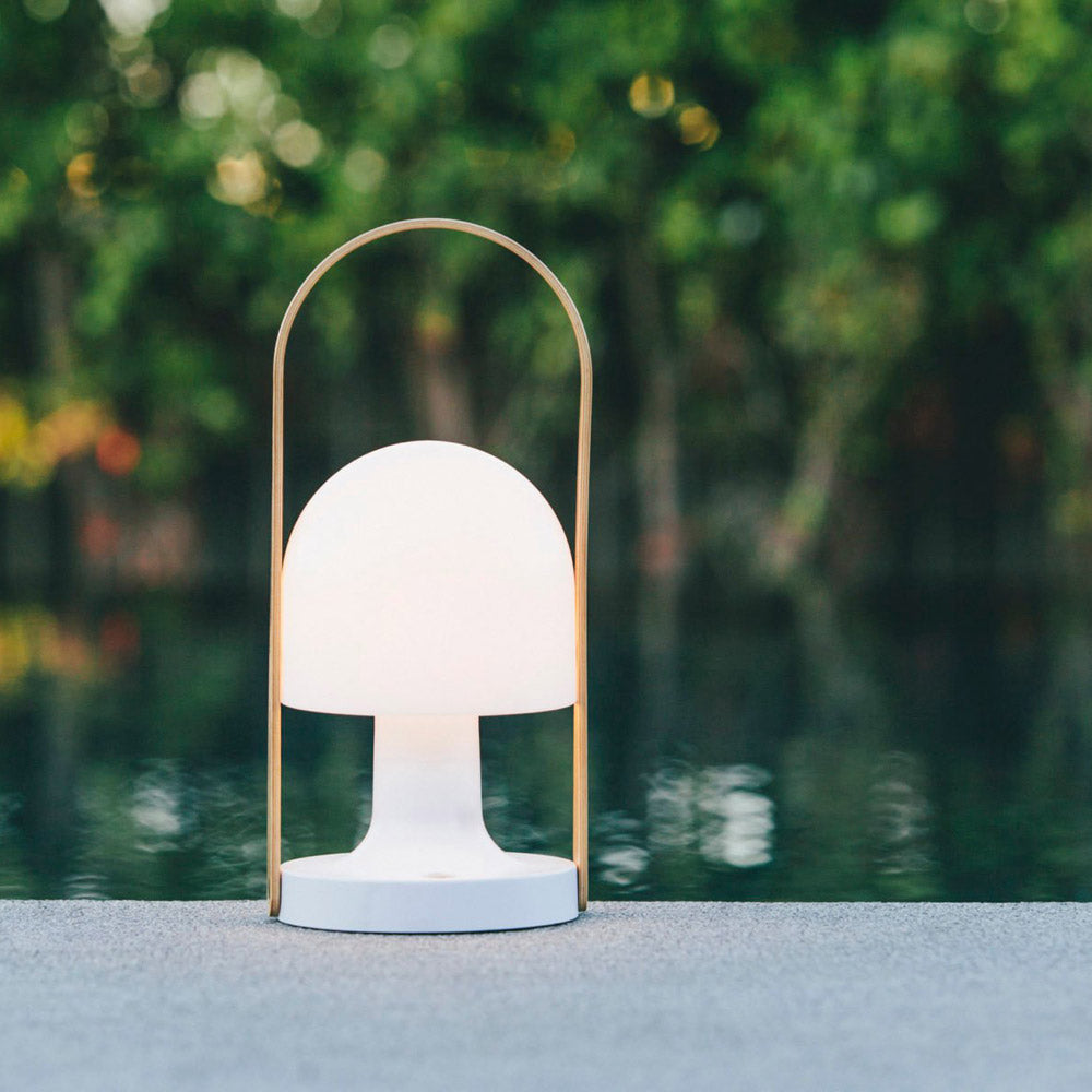 FollowMe LED Portable Table Lamp in restaurant.