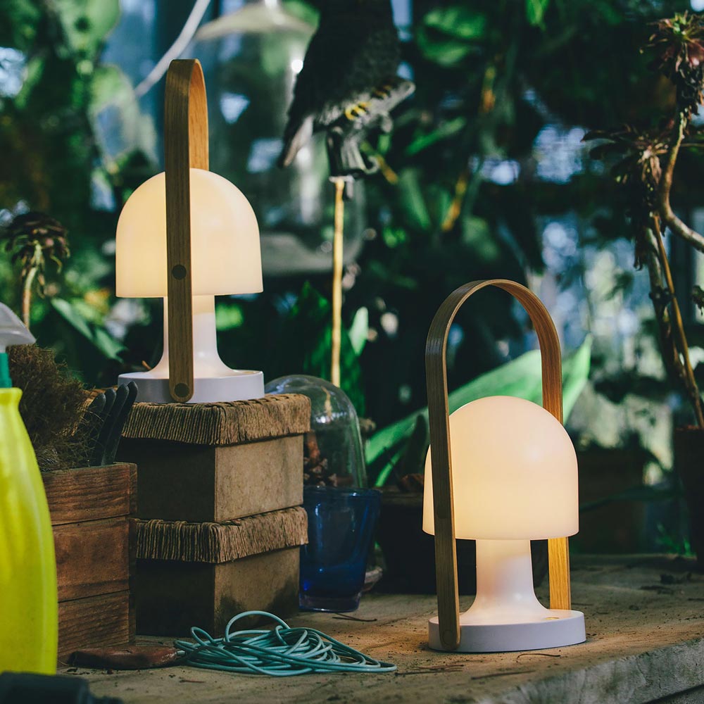 FollowMe LED Portable Table Lamp in restaurant.