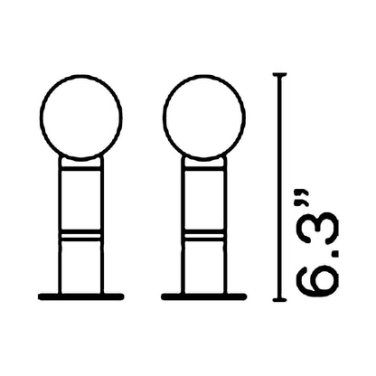 Fris A Ceiling / Wall Support - line drawing.