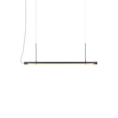 Fris LED Pendant Light in Black (31.5-Inch).