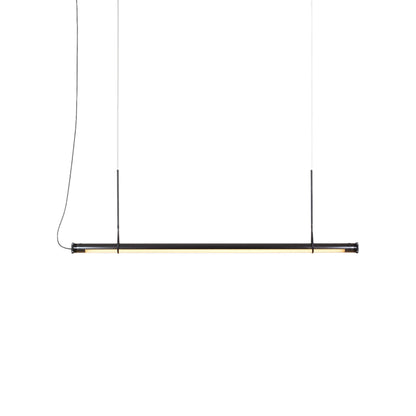 Fris LED Pendant Light in Black (61.1-Inch).