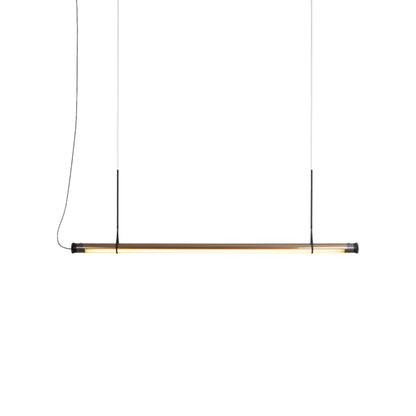 Fris LED Pendant Light in Bronze (61.1-Inch).
