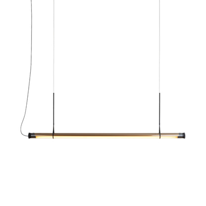 Fris LED Pendant Light in Bronze (84.6-Inch).