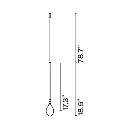 Fris Suspension Hook - line drawing.