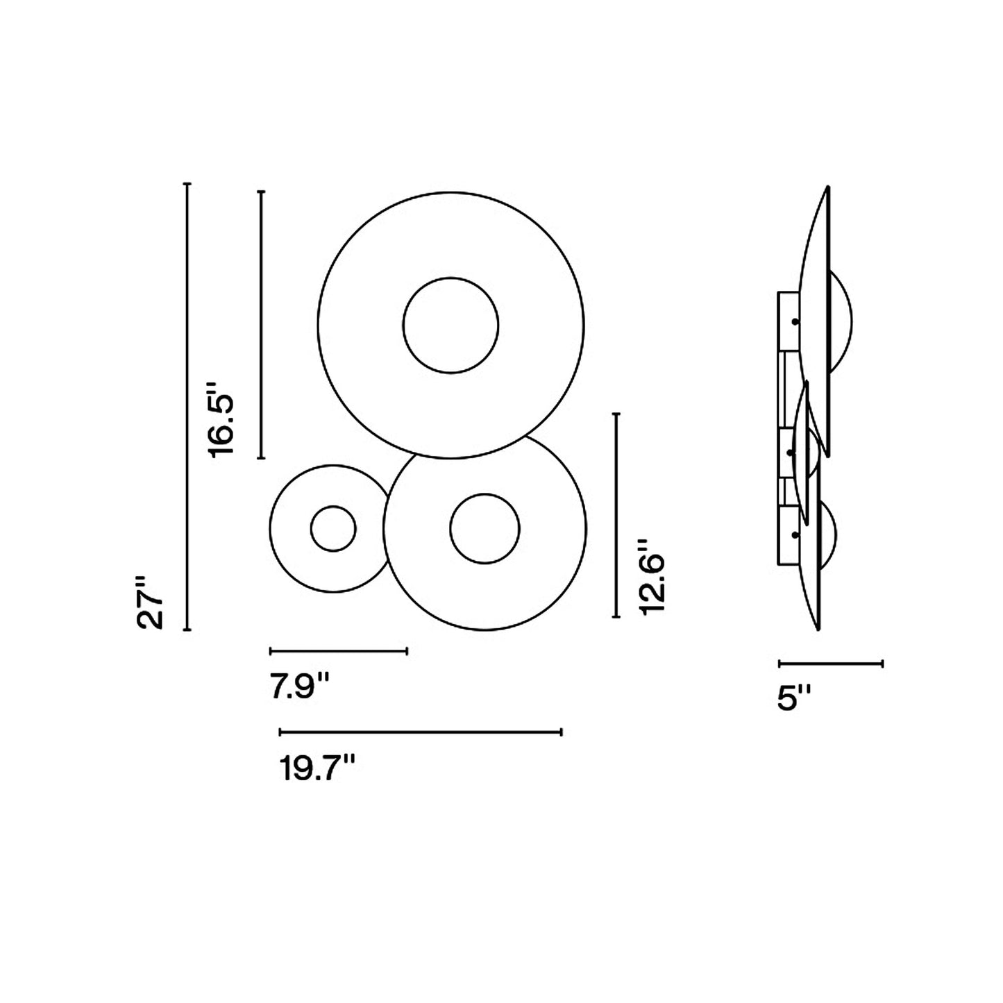 Ginger Ceiling / Wall Light in Detail.