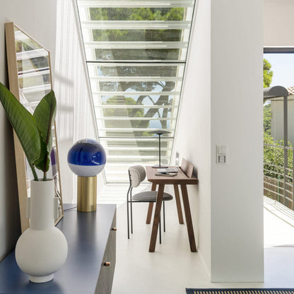 Ginger LED Portable Table Lamp in living room.