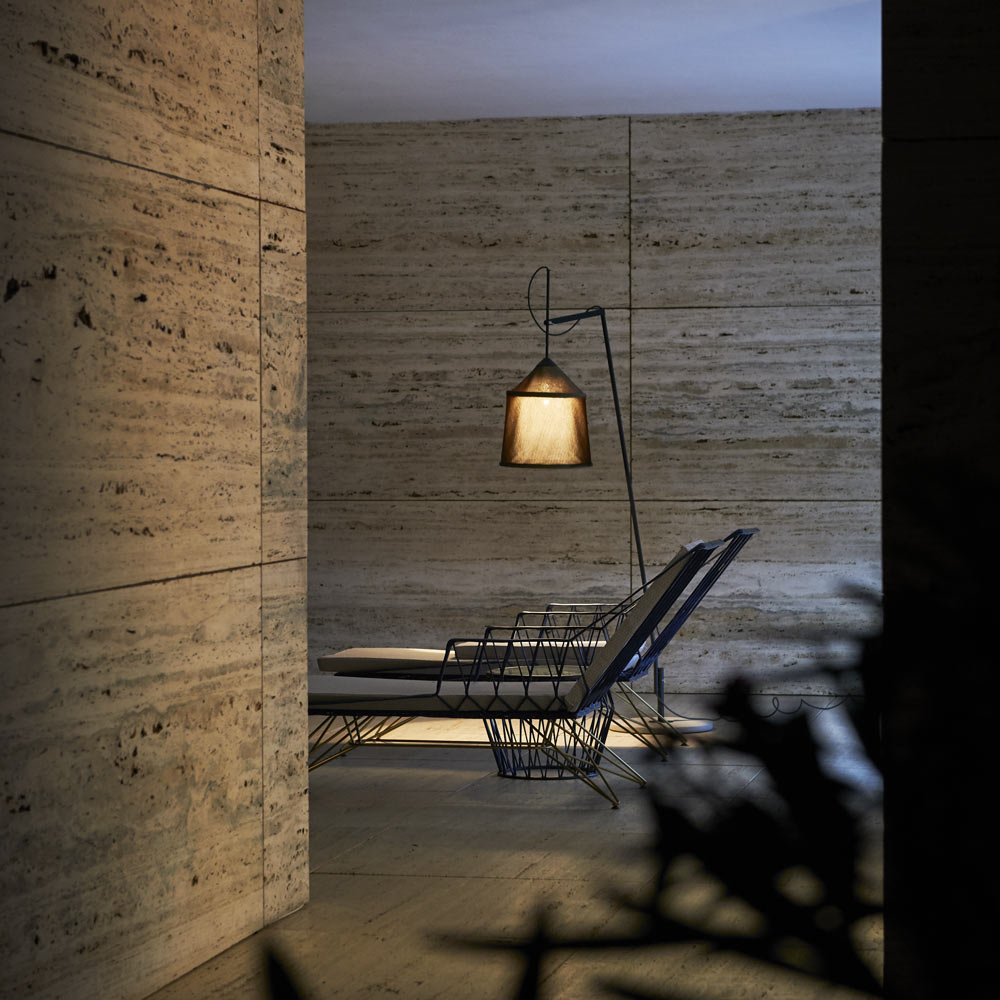 Jaima Floor Lamp in living room.