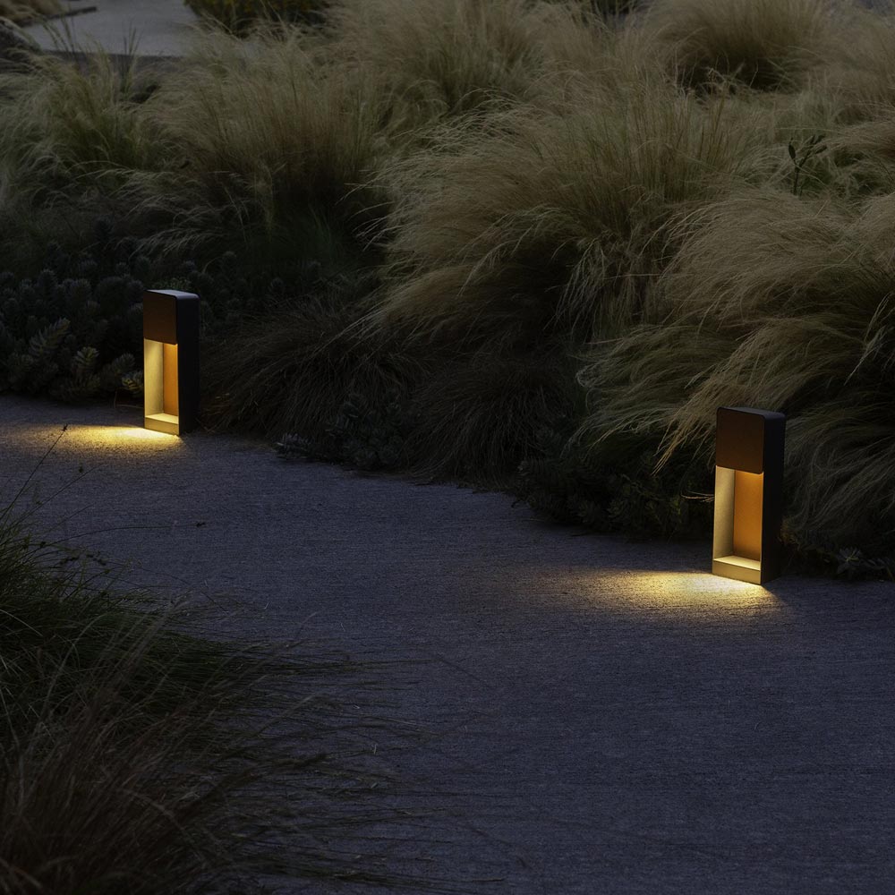 Lab Outdoor LED Bollard in Outside Area.