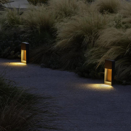 Lab Outdoor LED Bollard in Outside Area.