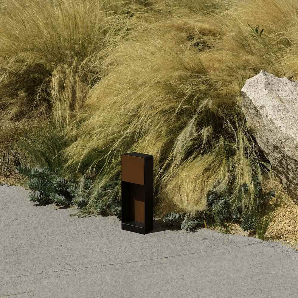 Lab Outdoor LED Bollard in Outside Area.