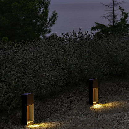 Lab Outdoor LED Bollard in Outside Area.