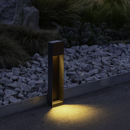 Lab Outdoor LED Bollard in Outside Area.