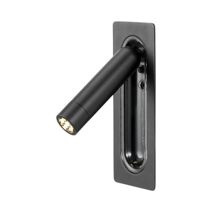 Ledtube LED Wall Light in Matte Black (Large).