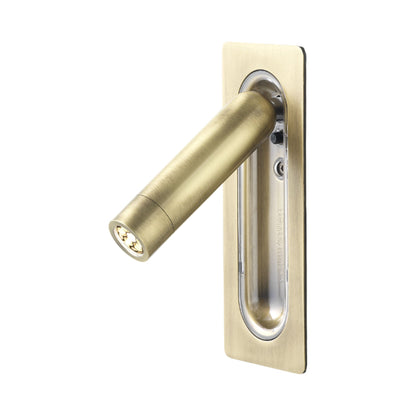 Ledtube LED Wall Light in Bronze (Large).