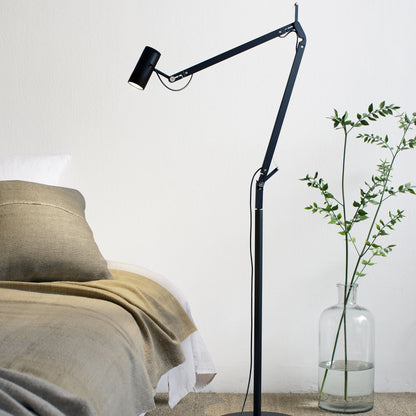 Polo LED Floor Lamp in living room.