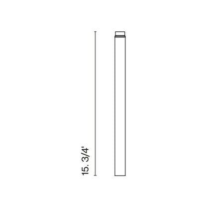 Ringo Extension Pole - line drawing.