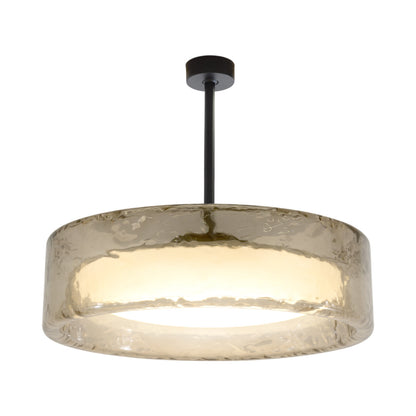 Ringo Fixed LED Pendant Light in Smoked (35.44-Inch).