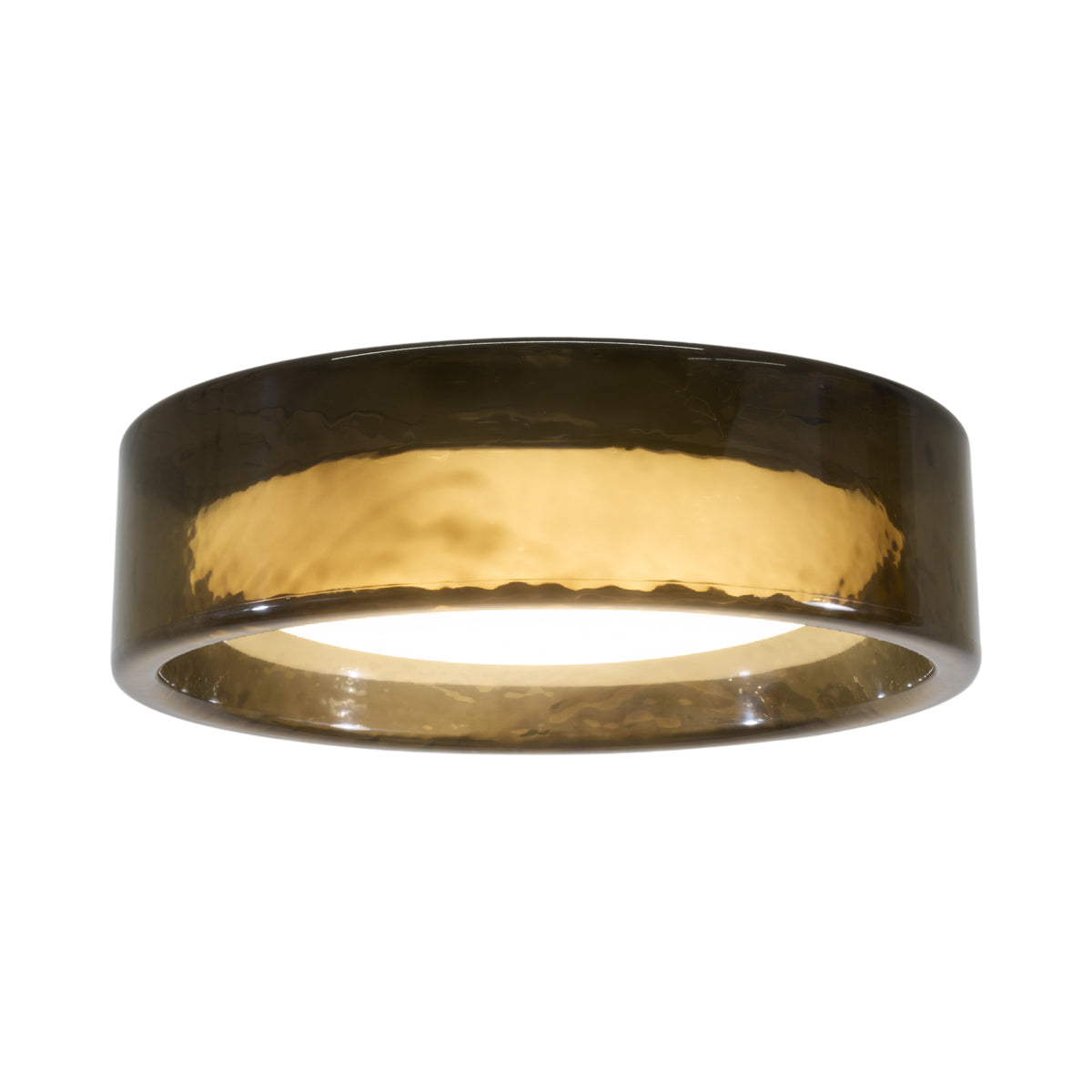 Ringo LED Flush Mount Ceiling Light in Dark Smoked (35.4-Inch).