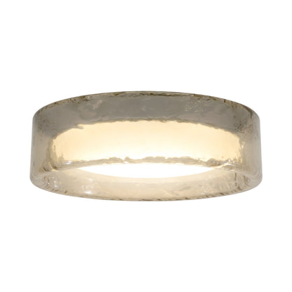 Ringo LED Flush Mount Ceiling Light in Smoked (35.4-Inch).
