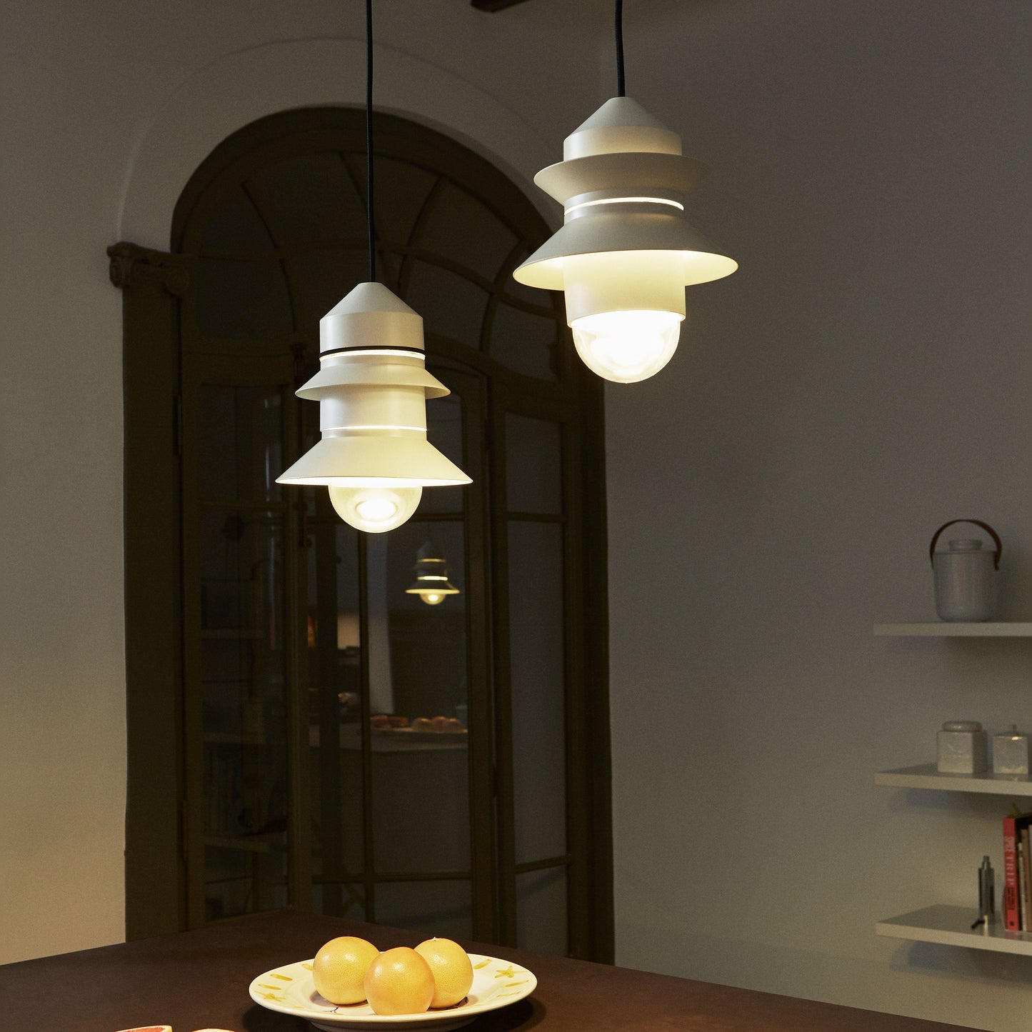 Santorini Indoor Pendant Light in living room.