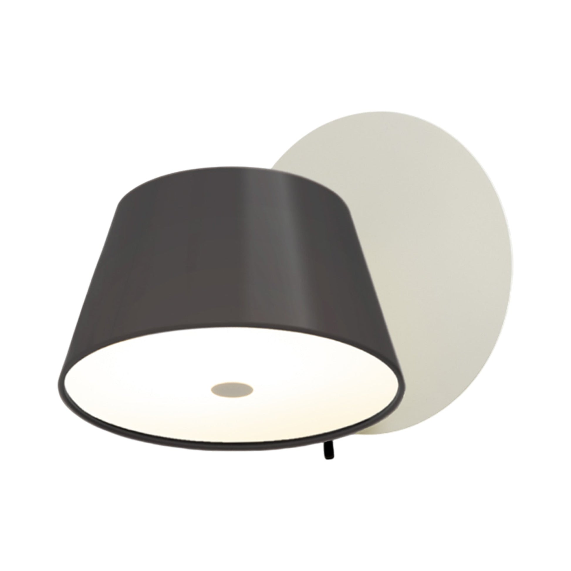 Tam Tam Mini Wall Light in Off White/Black (1-Light).