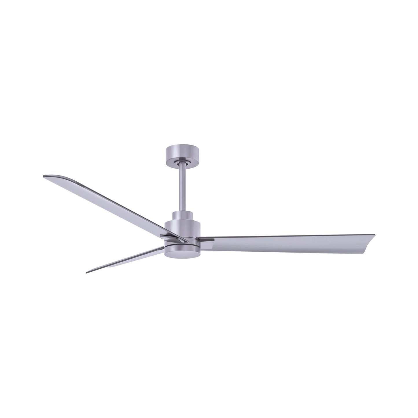 Alessandra Indoor / Outdoor Ceiling Fan in Brushed Nickel/Brushed Nickel (56-Inch).