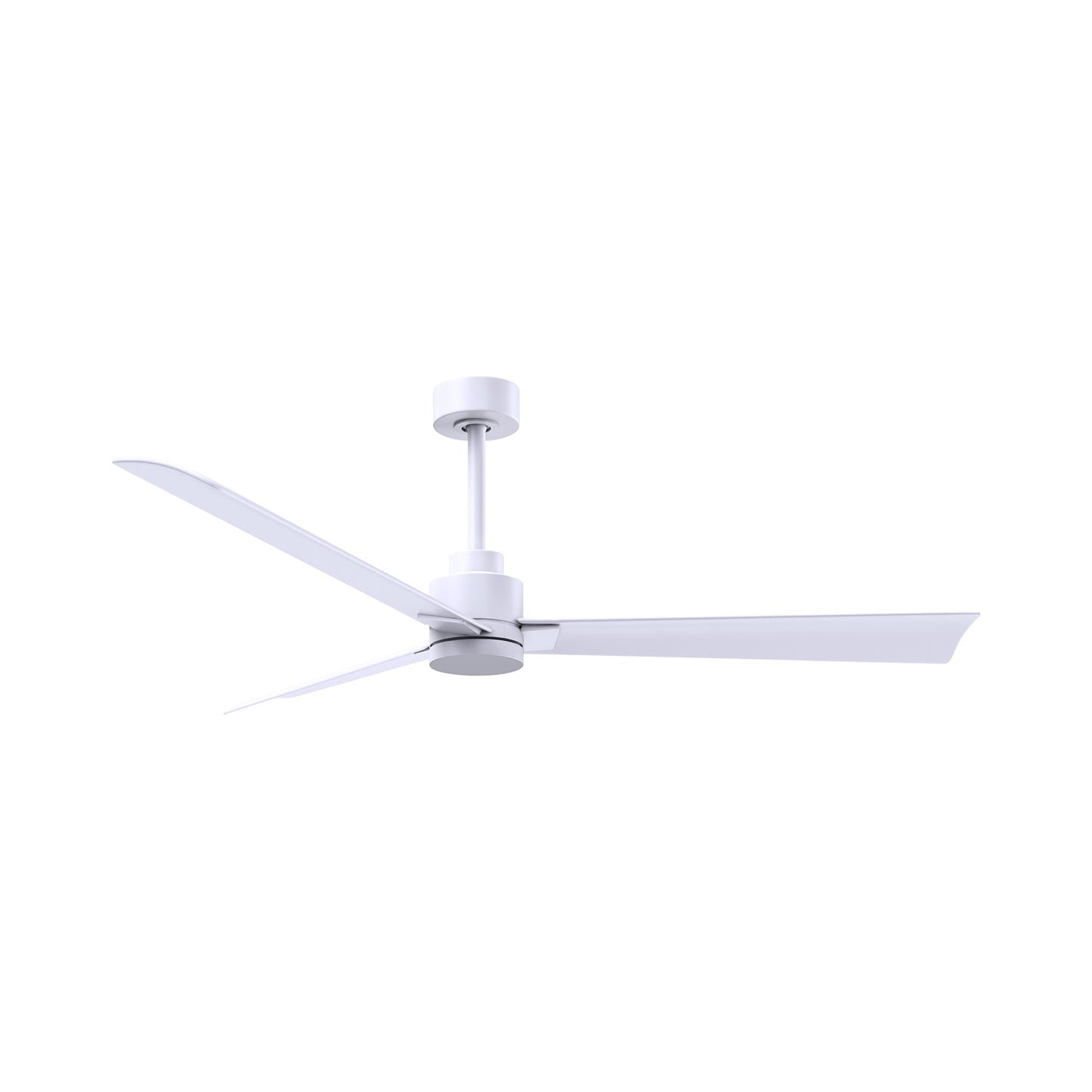 Alessandra Indoor / Outdoor Ceiling Fan in Matte White/Matte White (56-Inch).