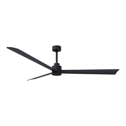 Alessandra Indoor / Outdoor Ceiling Fan in Matte Black/Matte Black (72-Inch).