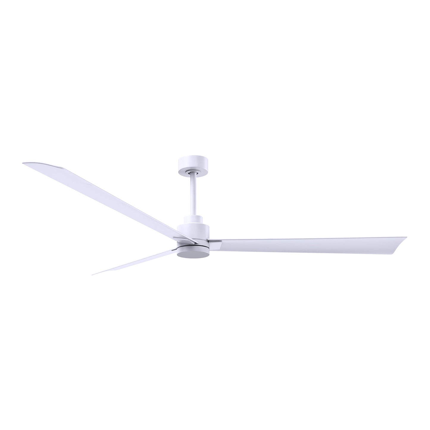 Alessandra Indoor / Outdoor Ceiling Fan in Matte White/Matte White (72-Inch).