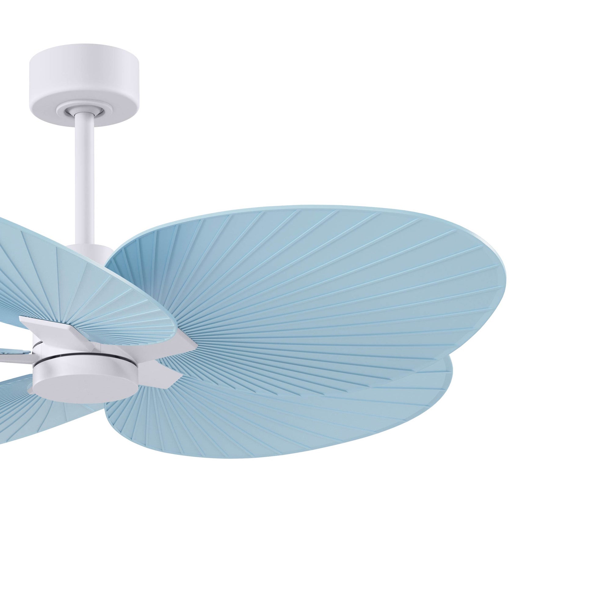 Alessandra Tropical Ceiling Fan in Detail.