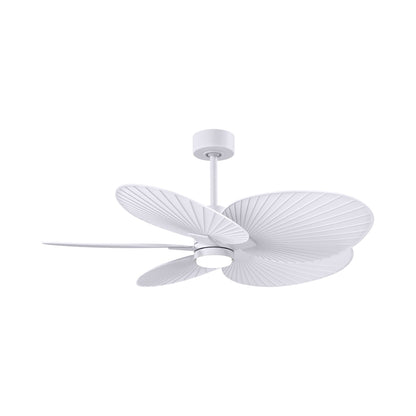 Alessandra Tropical LED Ceiling Fan in Matte White/Matte White.