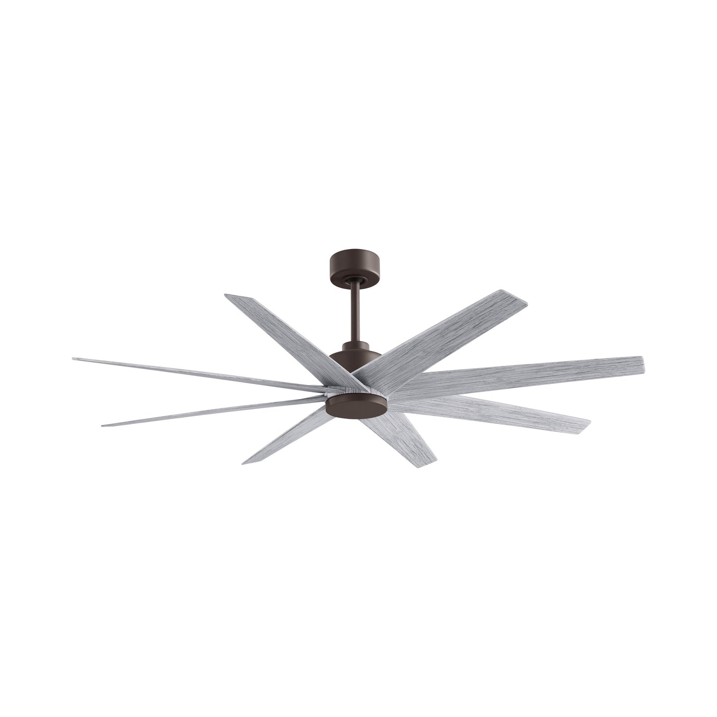 Ariella Ceiling Fan in Textured Bronze/Barn Wood Tone.