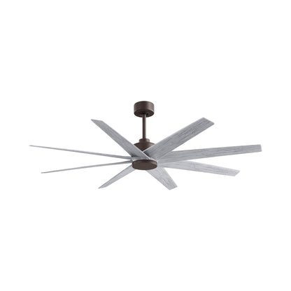 Ariella Ceiling Fan in Textured Bronze/Barn Wood Tone.