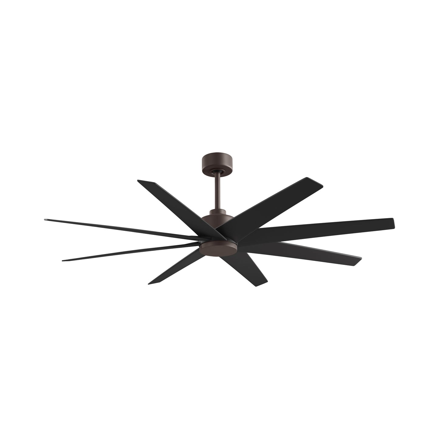 Ariella Ceiling Fan in Textured Bronze/Matte Black.