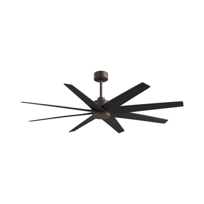 Ariella Ceiling Fan in Textured Bronze/Matte Black.