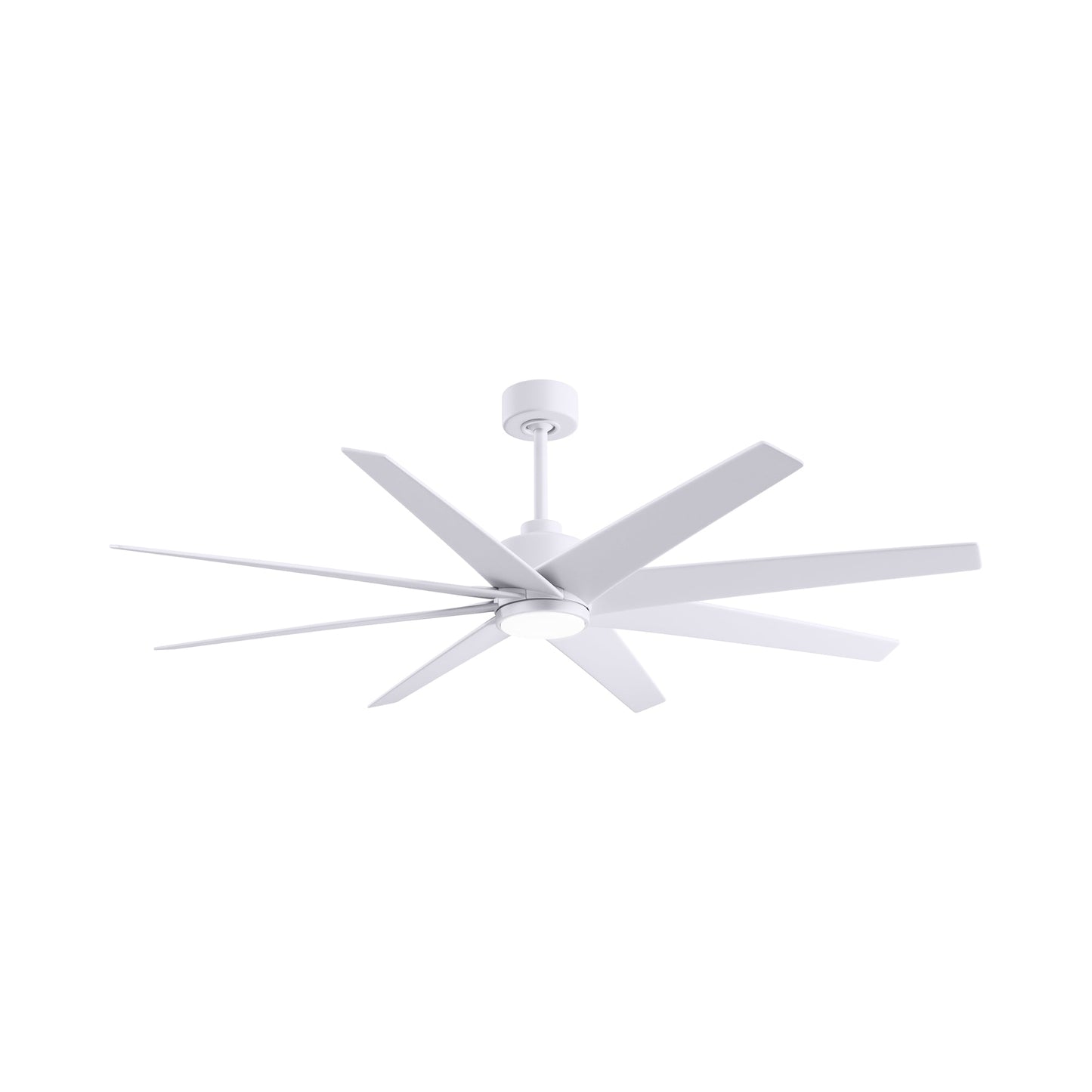 Ariella LED Ceiling Fan in Matte White/Matte White.