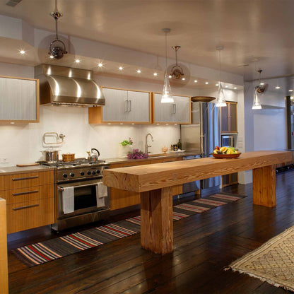 Bianca Direcional Ceiling Fan in kitchen.