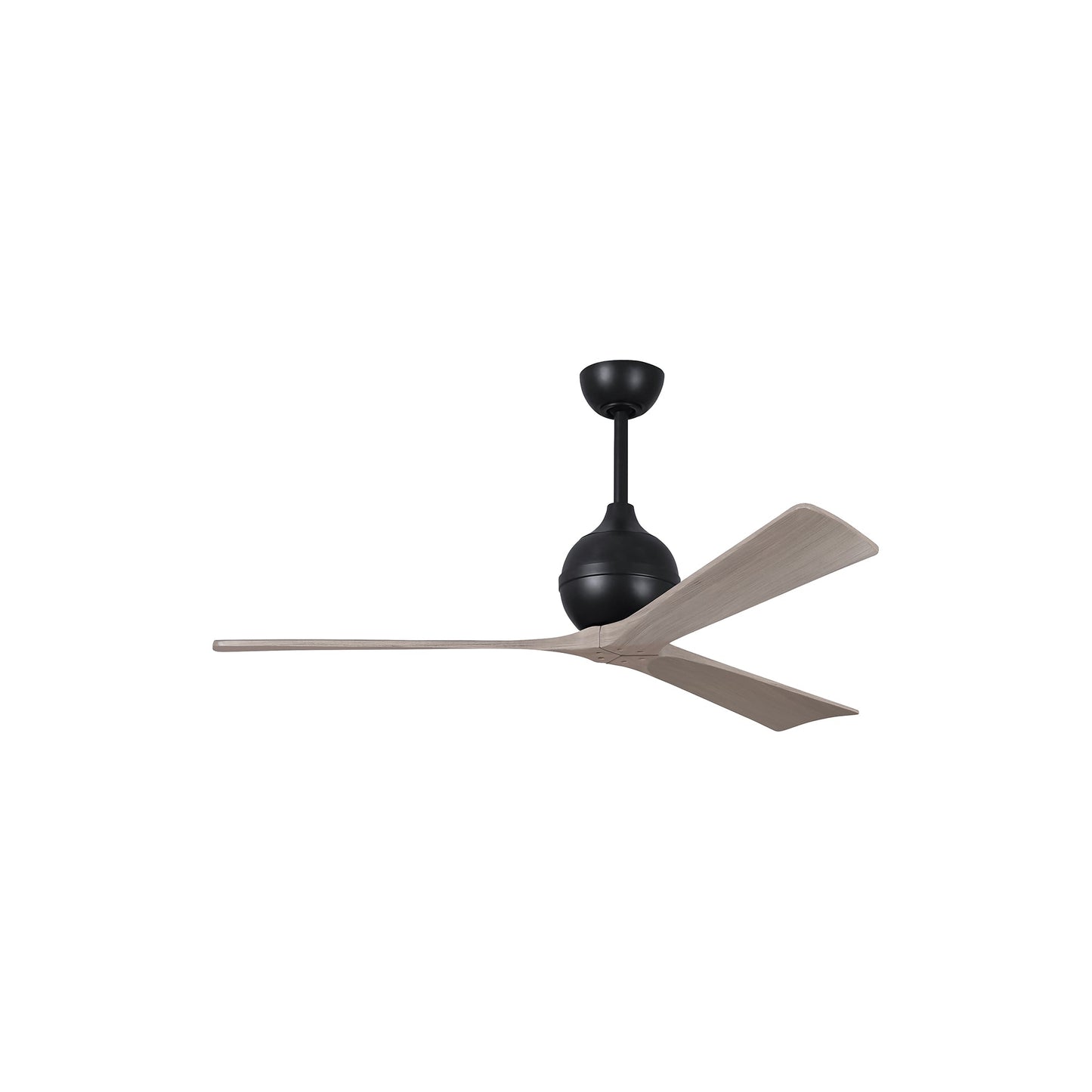 Irene Ceiling Fan in Matte Black/Gray Ash(3-Blade/60-Inch).