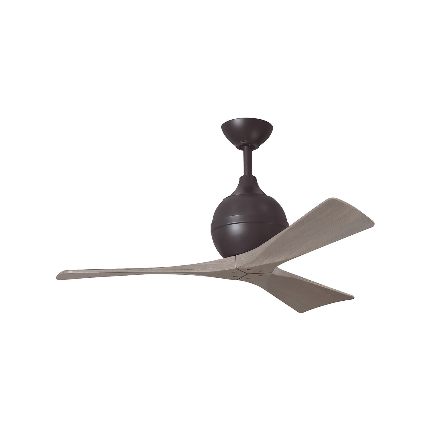 Irene Ceiling Fan in Textured Bronze/Gray Ash(3-Blade/42-Inch).