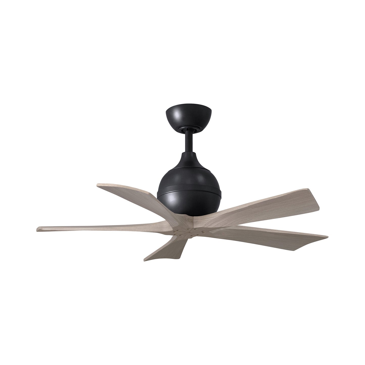 Irene Ceiling Fan in Matte Black/Gray Ash(5-Blade/42-Inch).